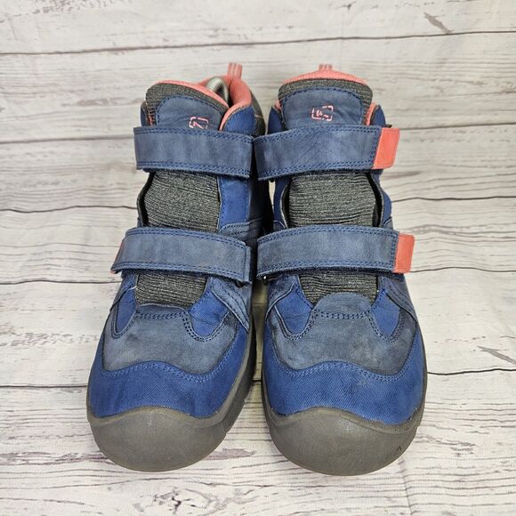 Keen Shoes For Kids Hikeport 2 Blue Pink 2 Strap Size 6 Outdoors Waterproof USED - Picture 2 of 15